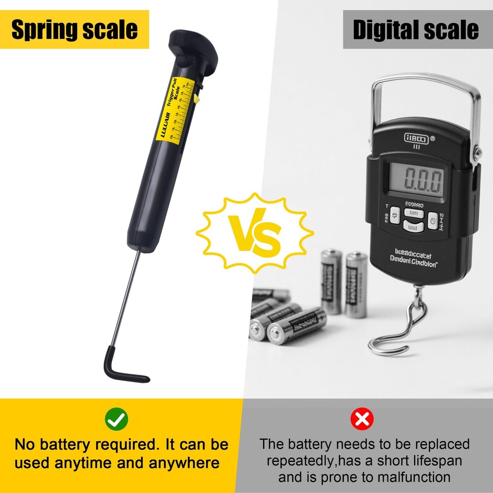 Manual Trigger Pull Scales, Mechanical Trigger Pull Gauge with Values ranging...