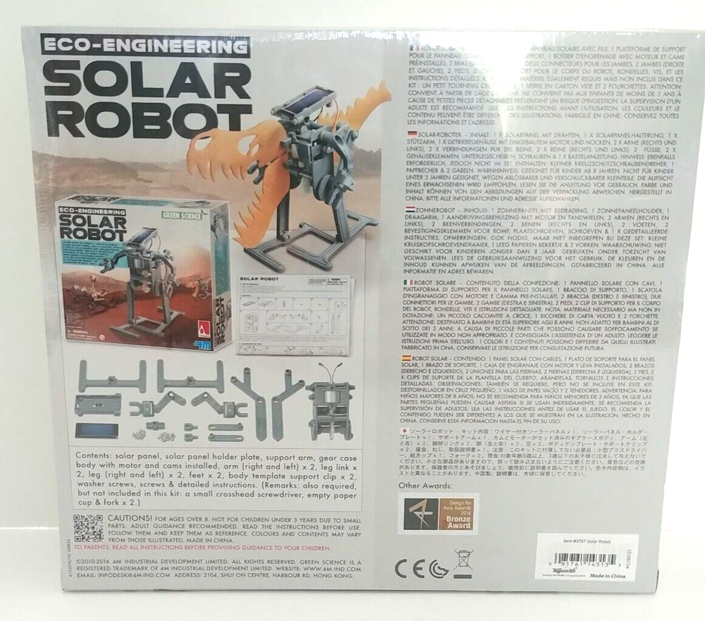Eco Engineering SOLAR ROBOT - Kids Science Kit