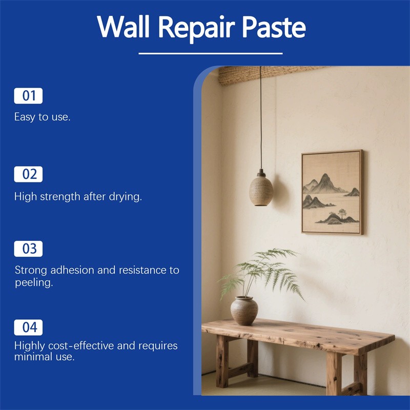 Drywall Patch Repair Kit 250G Wall Mending Agent Multi-Functional Quick Drying