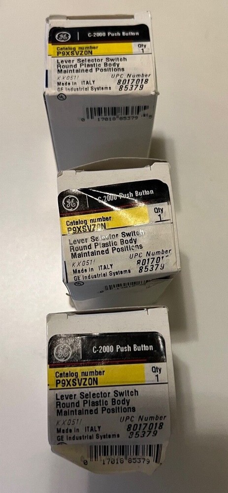 GE P9XSVZ0N Lever Selector Switch