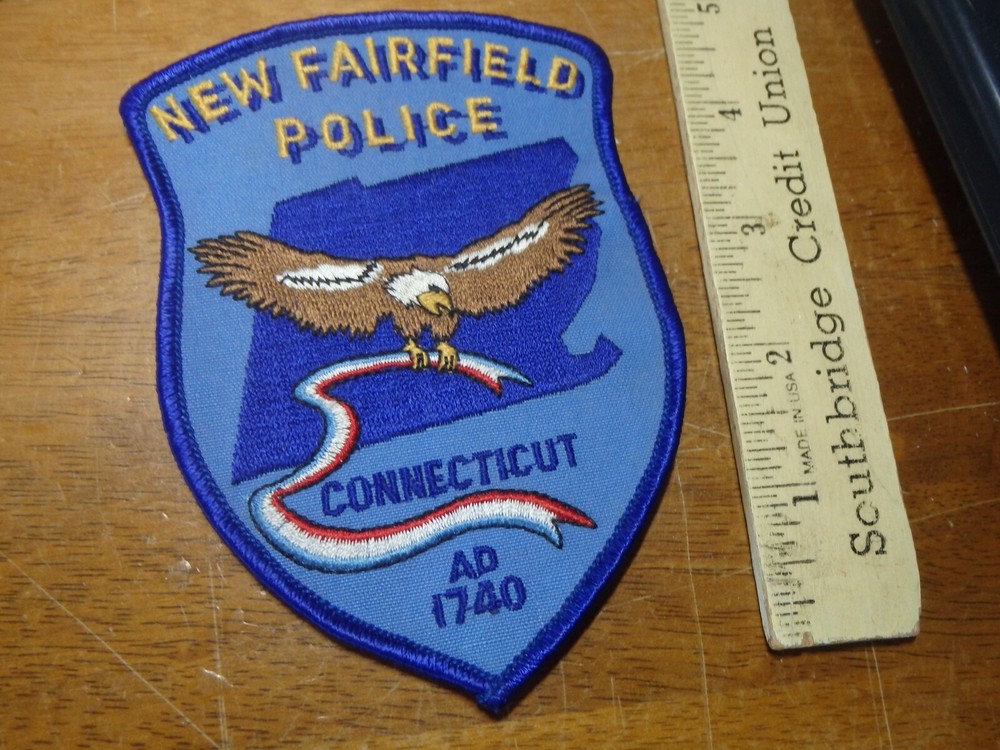 NEW FAIRFIELD CONNECTICUT  VEST  PATCH OBSOLETE  BX 25#6