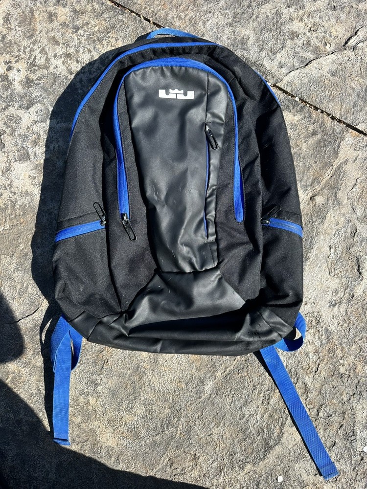 Nike Lebron James Diamond Collection Backpack Multiple Compartments USED