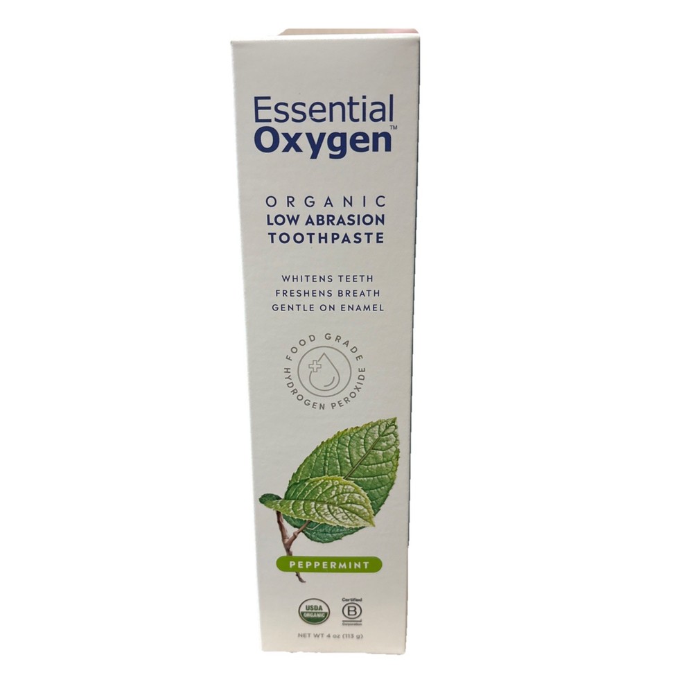 BR Organic Toothpaste Mint 4 Oz By Essential Oxygen