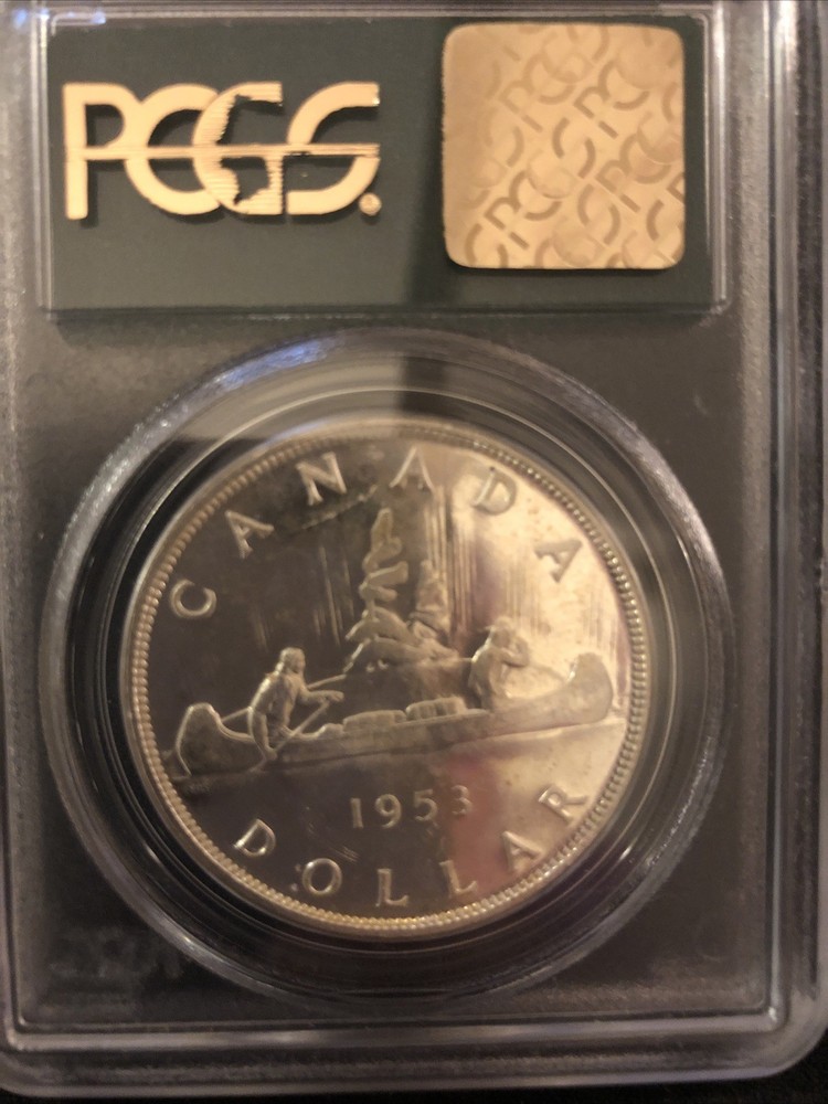 1953 Canada $1 Strap PCGS MS63