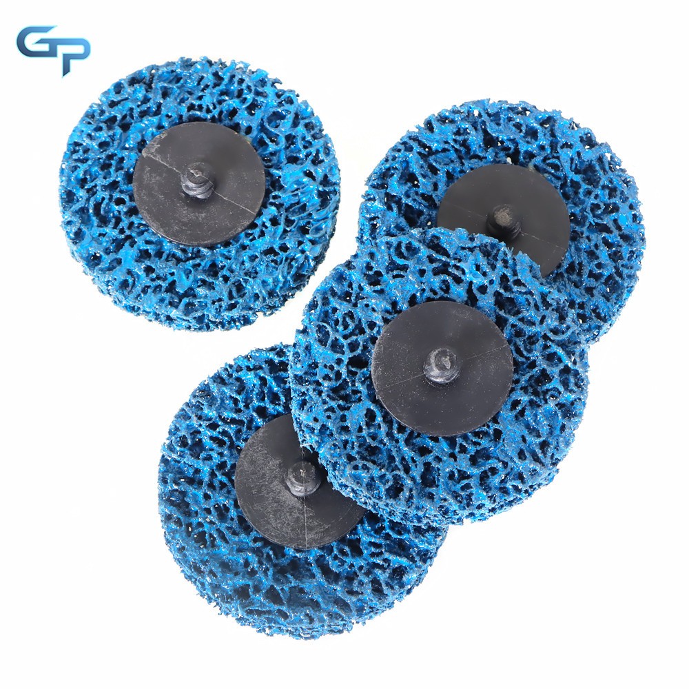 25 Pack Quick Change Easy Strip & Clean Discs For Paint Rust Blue 3 Inch