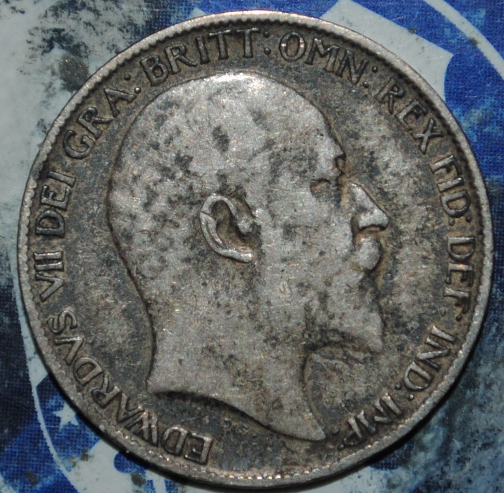 1902 Great Britain 6 Pence Silver {{{D108