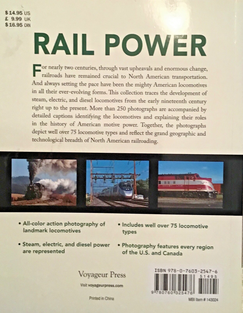 Rail Power (Gallery) by Steve Barry Paperback Book