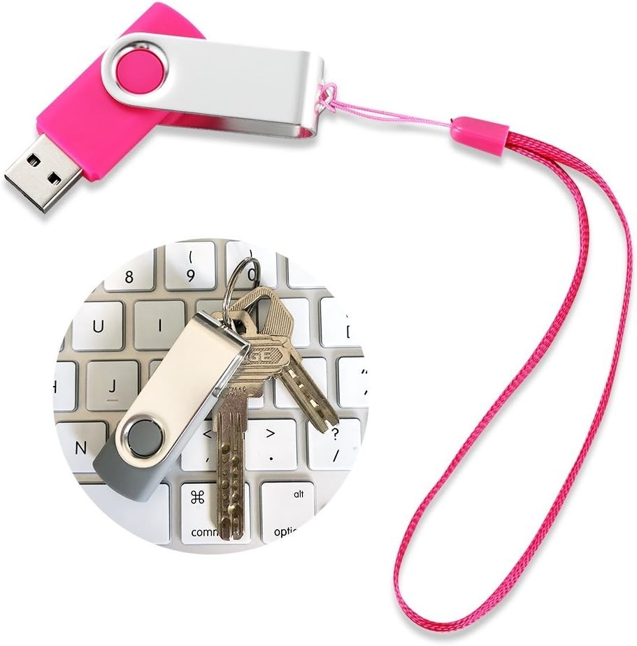 Swivel USB Flash Drive 8GB, 10-Pack Multi-Color - Stylish Data Storage Solution