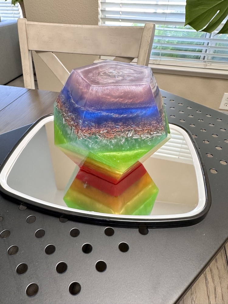 . 🔮 Handmade Chakra Orgonite – Energy & Balance