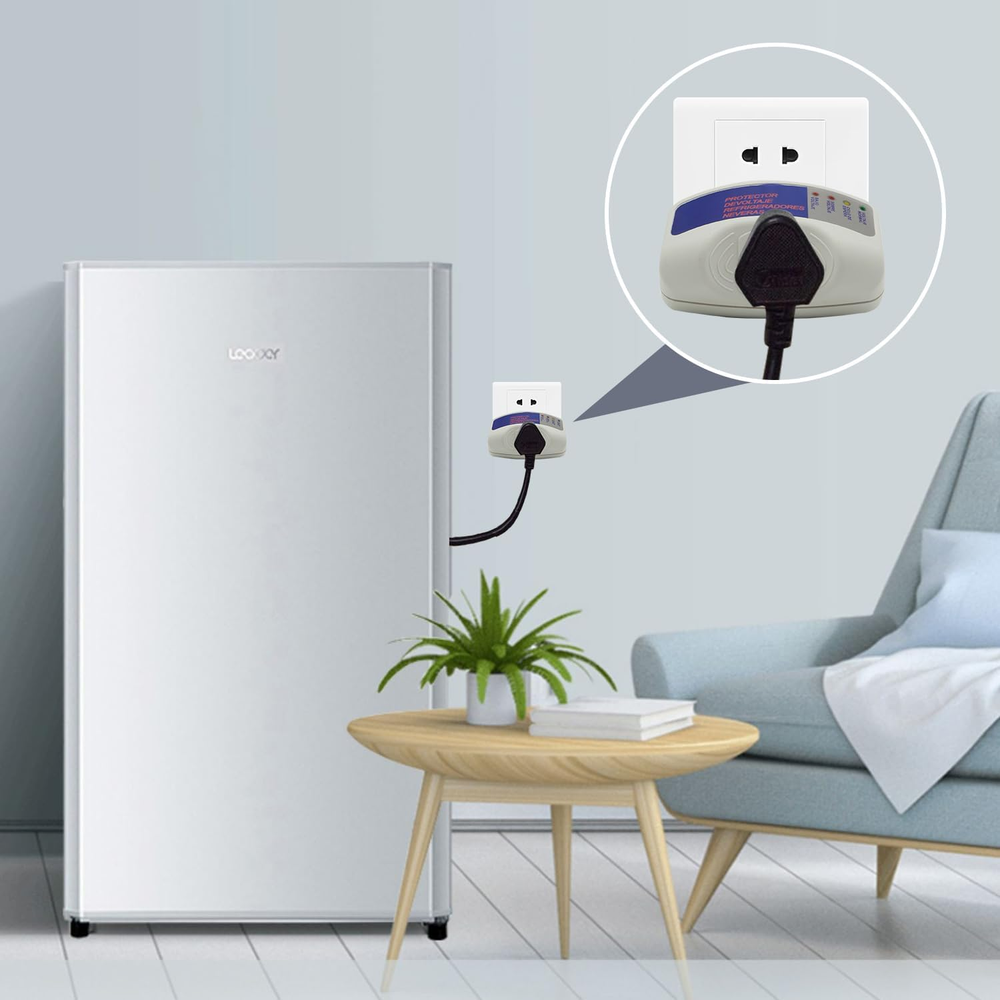 US Voltage Protector Surge Home Refrigerator Power Outlets Socket 120V