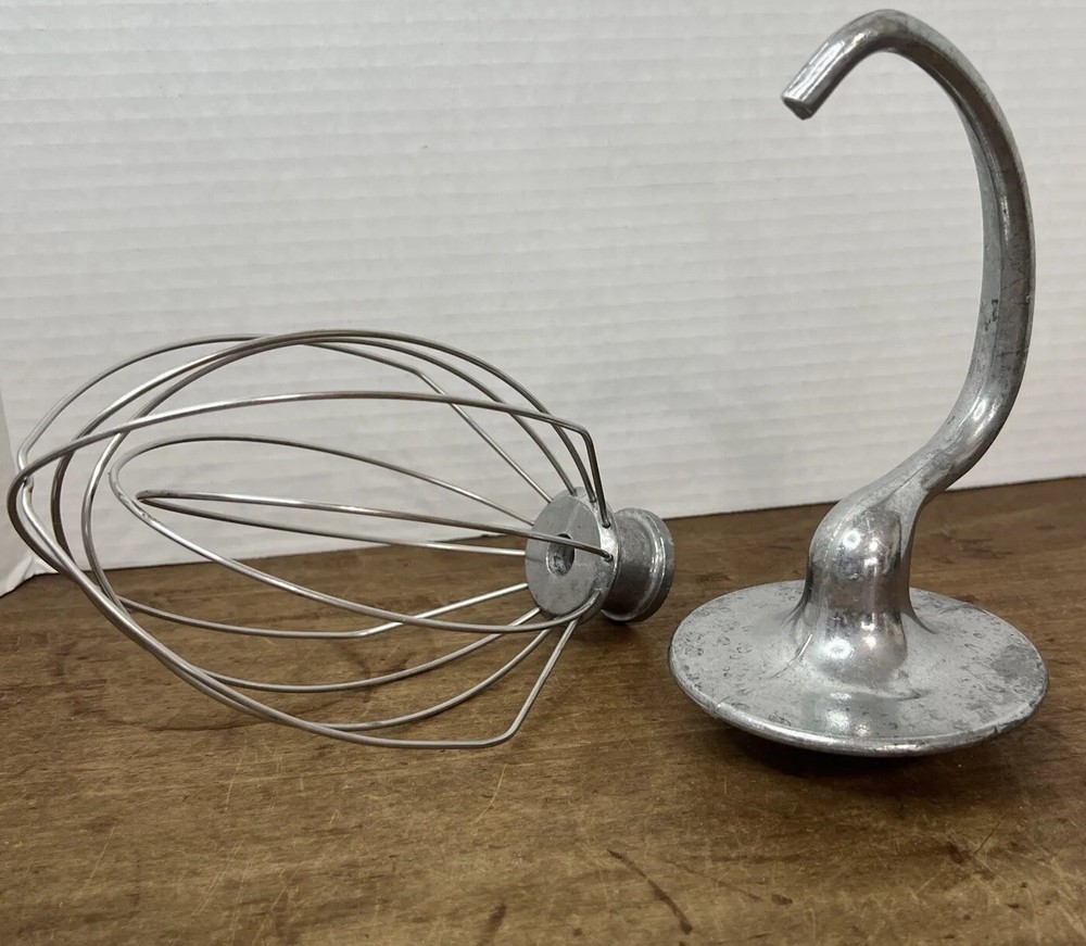 Mixer attachments- Wire Whip, Dough Hook