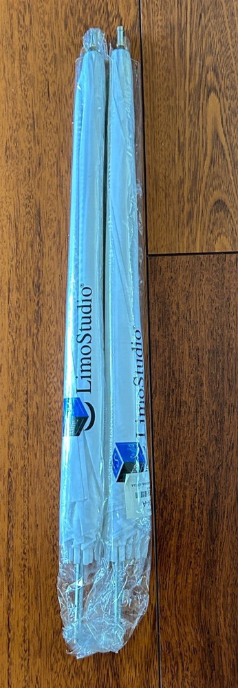 Limostudio 2 x 33'' Diameter Studio Light White Umbrellas Light Diffuser New