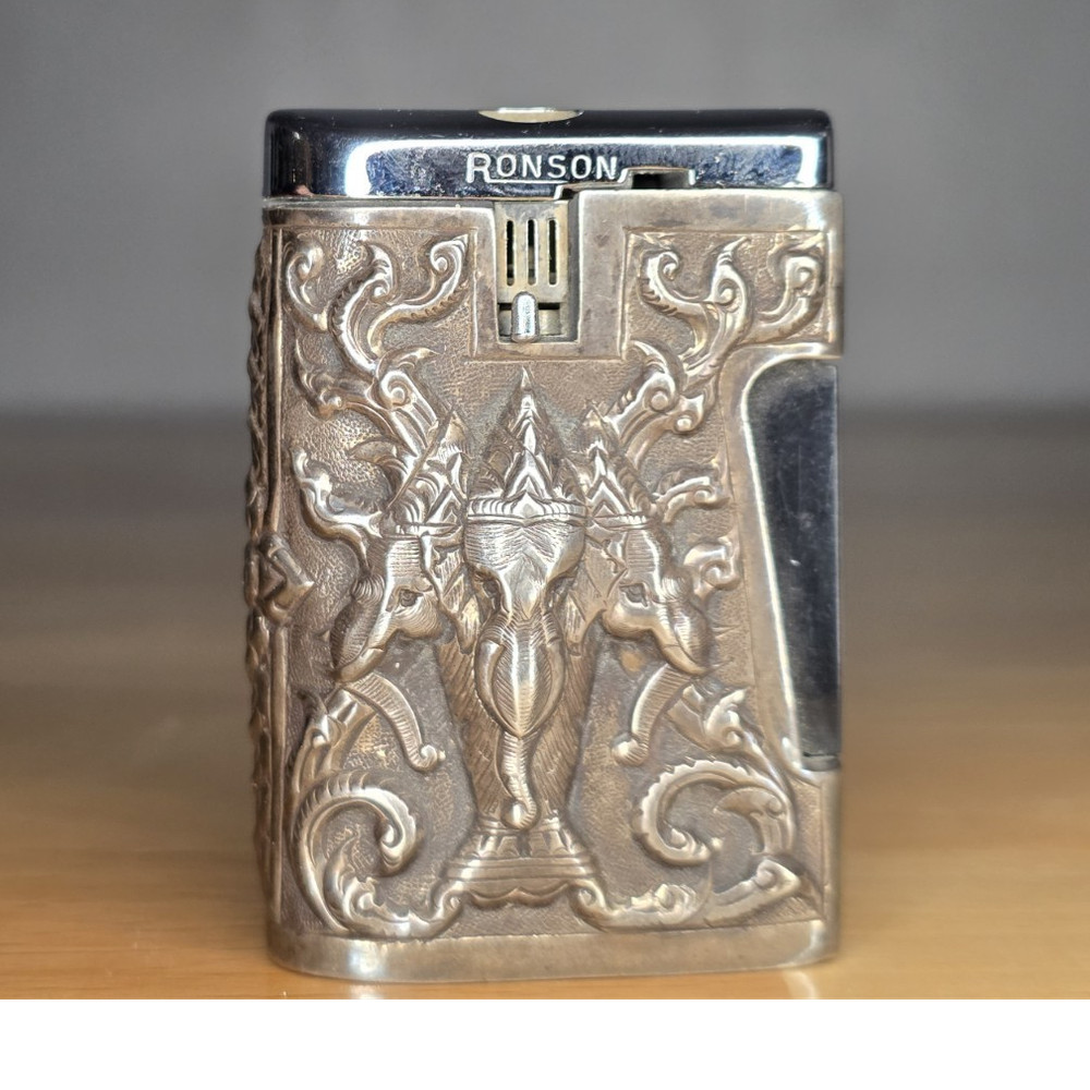 Ronson siam sterling lighter
