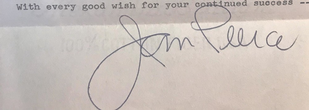 Jan Peerce- (Opera Singer) 1963 signed letter - personalized stationery/envelope
