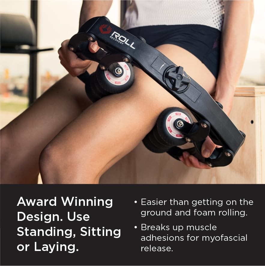 R8 Plus () - Deep Tissue Massage Roller Carbon Black