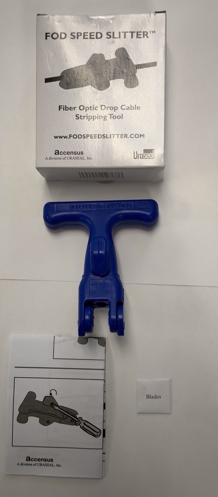 Fiber Optic Drop Cable Stripping Tool FOD Speed Slitter  Accensus