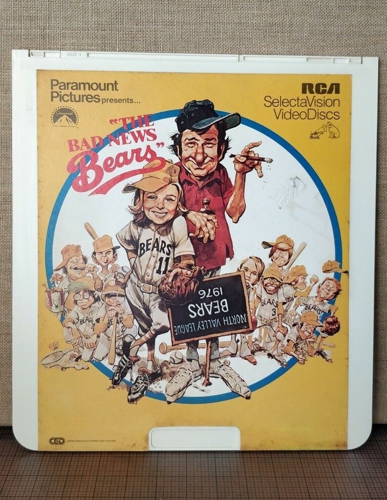 The Bad News Bears - CED SelectaVision Videodisc -- Tested