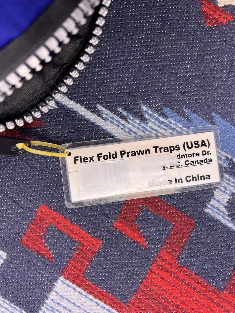 Foldable Portable Flex Fold Prawn Trap (VERY RARE!) Flexfold Crab Shrimp Compact
