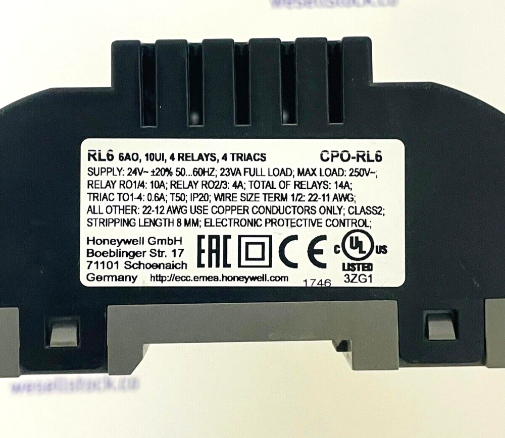 HONEYWELL CPO-RL6 Room Controller