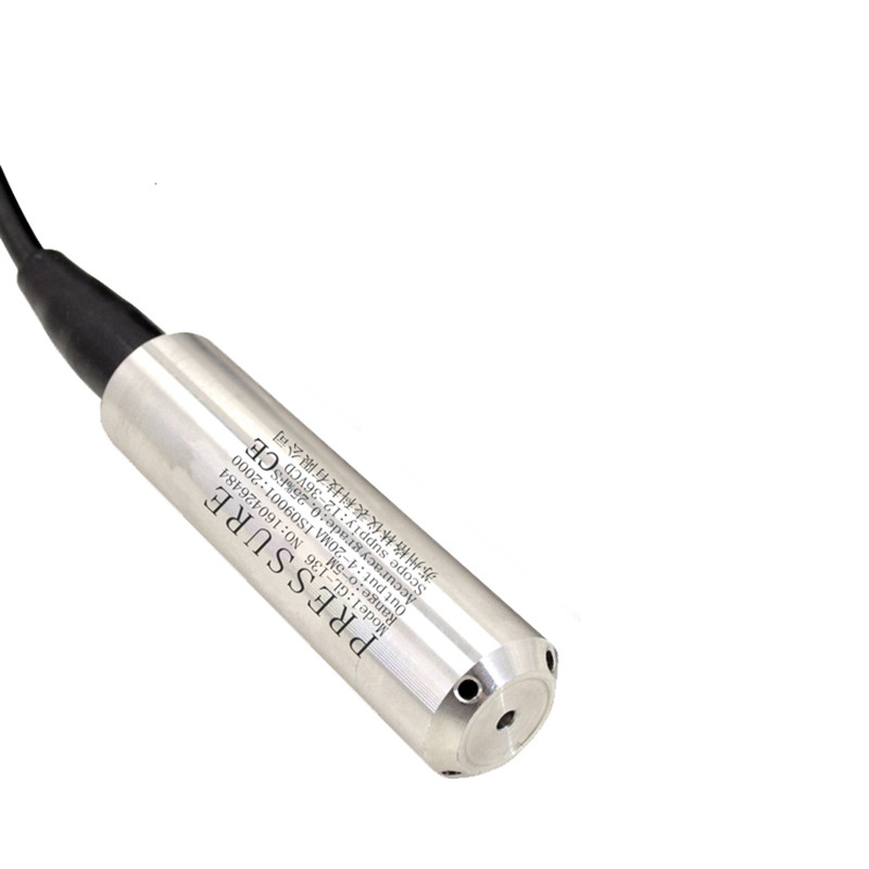DC24V Throw-in type liquid level sensor transmitter water level detector 4-20mA