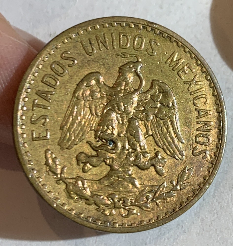 1941 Mexico 2 Centavos Bronze KM-419, CIRCULATED