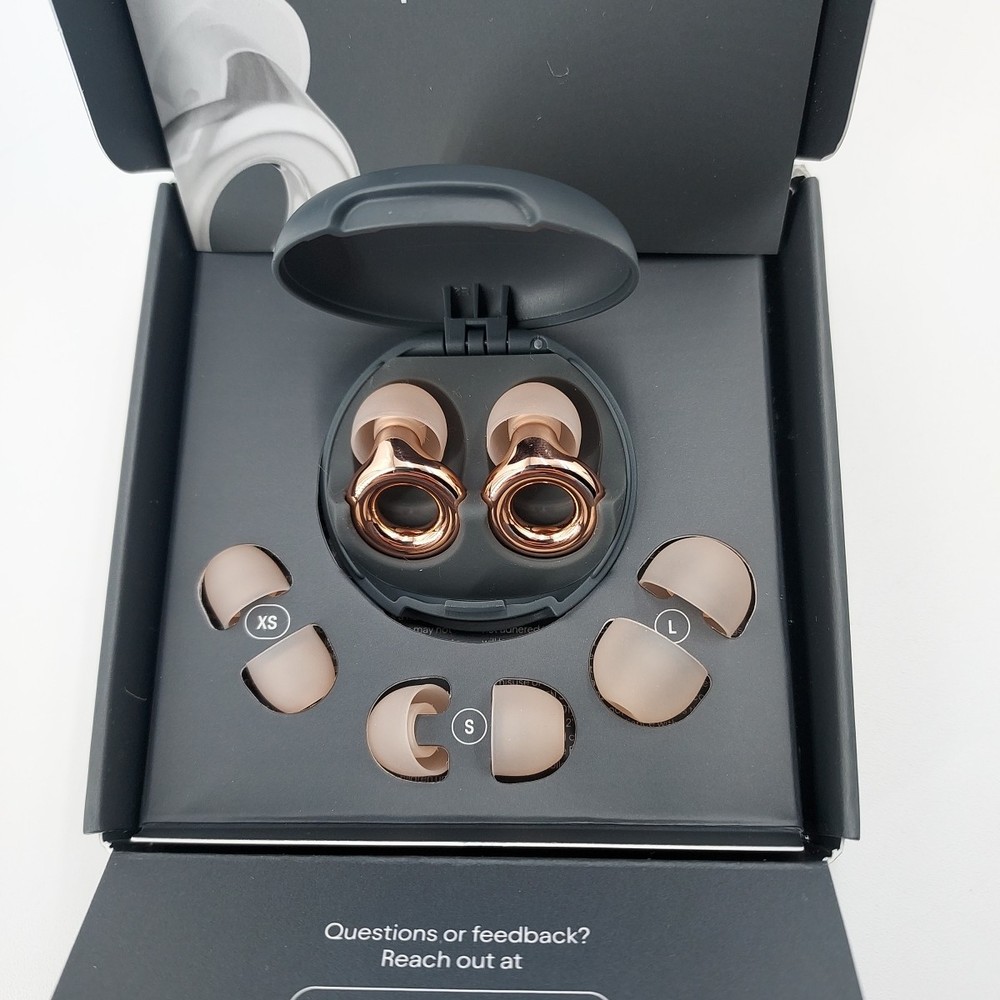 Loop Experience 2 Rose Gold Noise Reduction Earplugs 12 dB Rating
