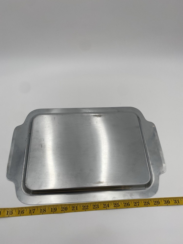 Vintage Silverplate Rectangular Serving Tray with Handles 20” x 12” Classic