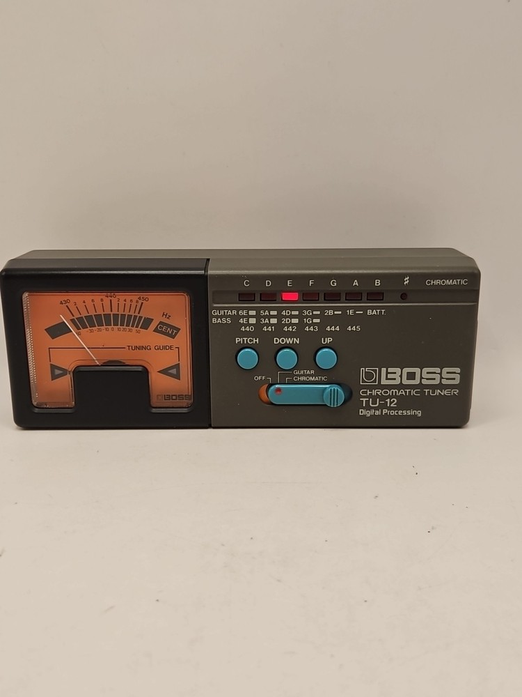 Boss Chromatic Tuner TU-12 Digital Processing Multi Instrument Tuner