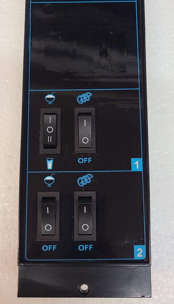 VEVOR 2 Tanks 24L Slush Machine Replacement Switch/Control Panel (Part Only)