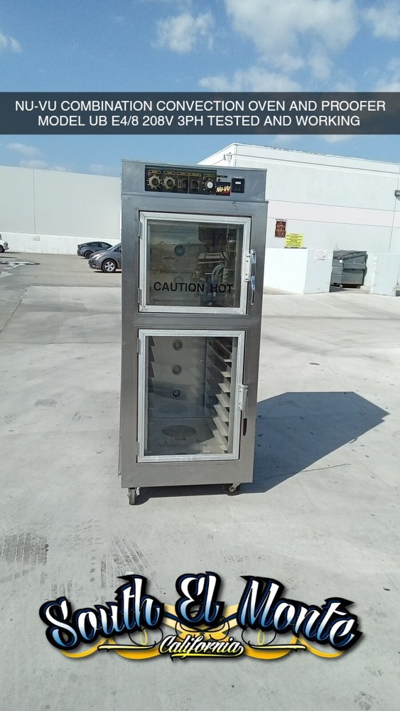 Nu-Vu Proofer Oven 3Phase 208V
