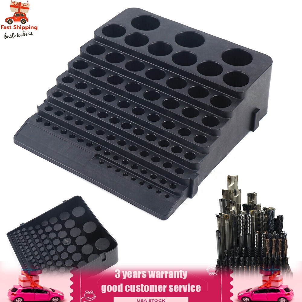 84 Holes Tool Storage Box Organizer CNC Milling Tool Accessoy Placement Organize