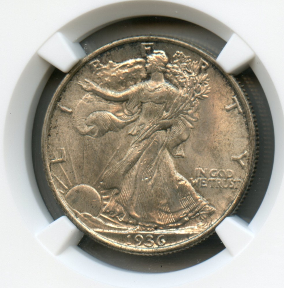 1936 Walking Liberty Silver Half Dollar NGC MS 64