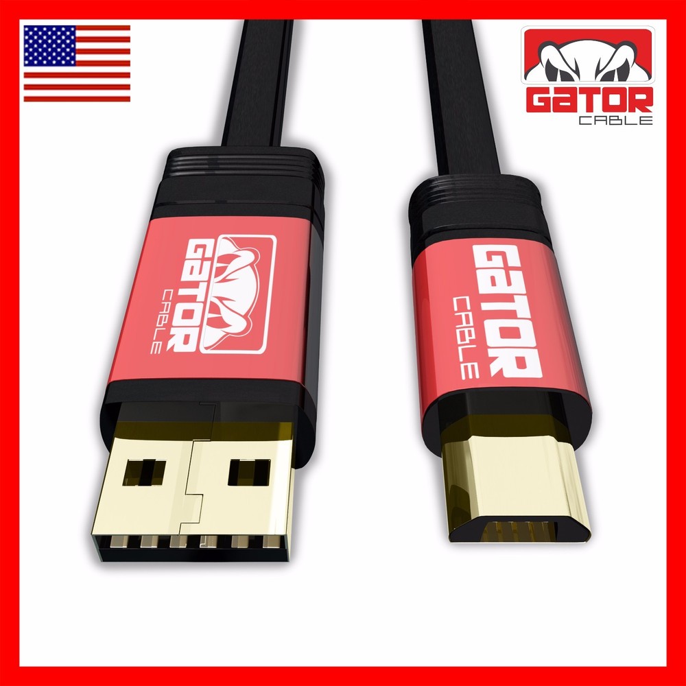 Micro USB Charger Cable Data Sync Powered For Samsung Android HTC LG Motorola