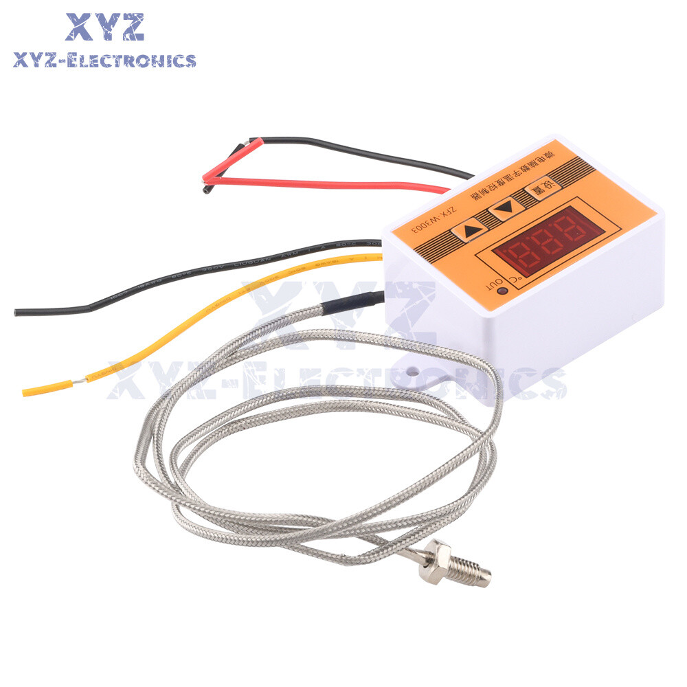 W3003 Microcomputer Temperature Controller K-type Thermocouple Thermostat 220V