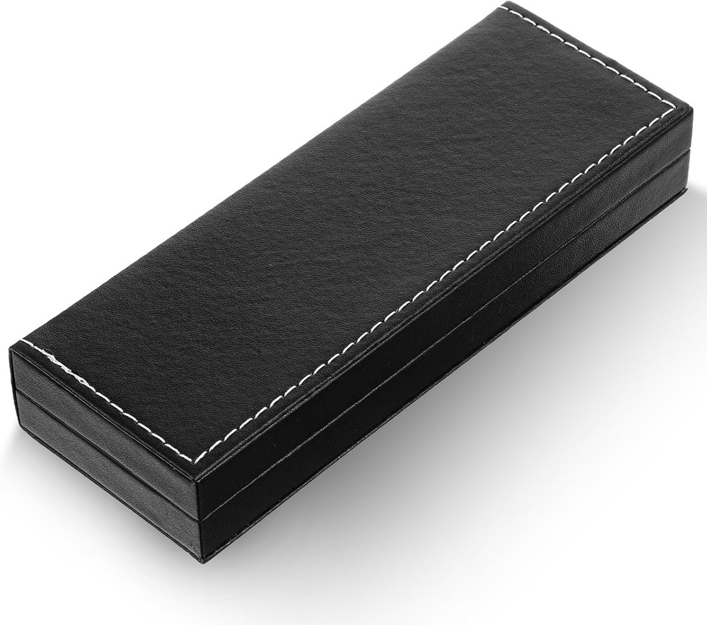 PU Leather Pen Gift Boxes Empty , Long Rectangle Single Pen Case Empty Ballpoint