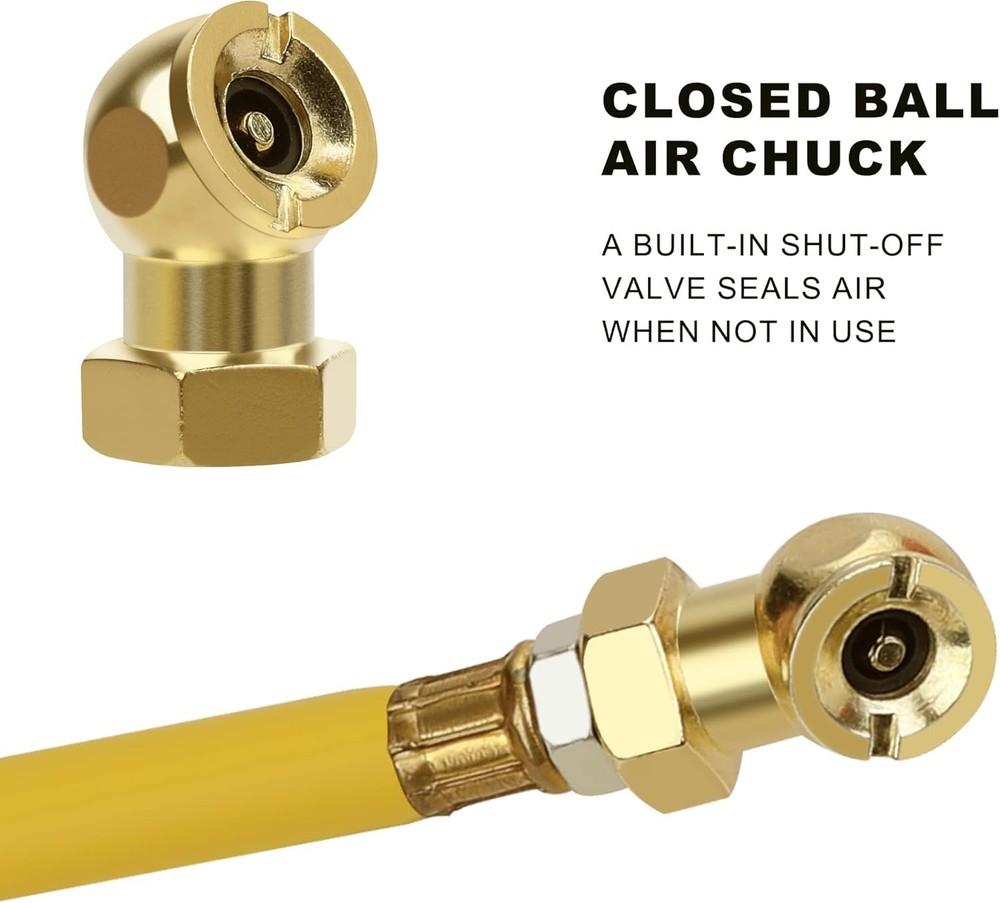 Air Chuck Set Tire Inflation Tool Compressor Accessories