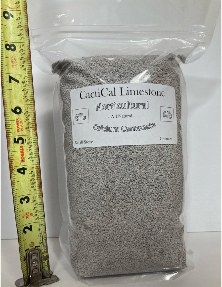 Cactical Limestone 12Oz Starter Size - Crushed Calcium Carbonate - Cactus Soil -