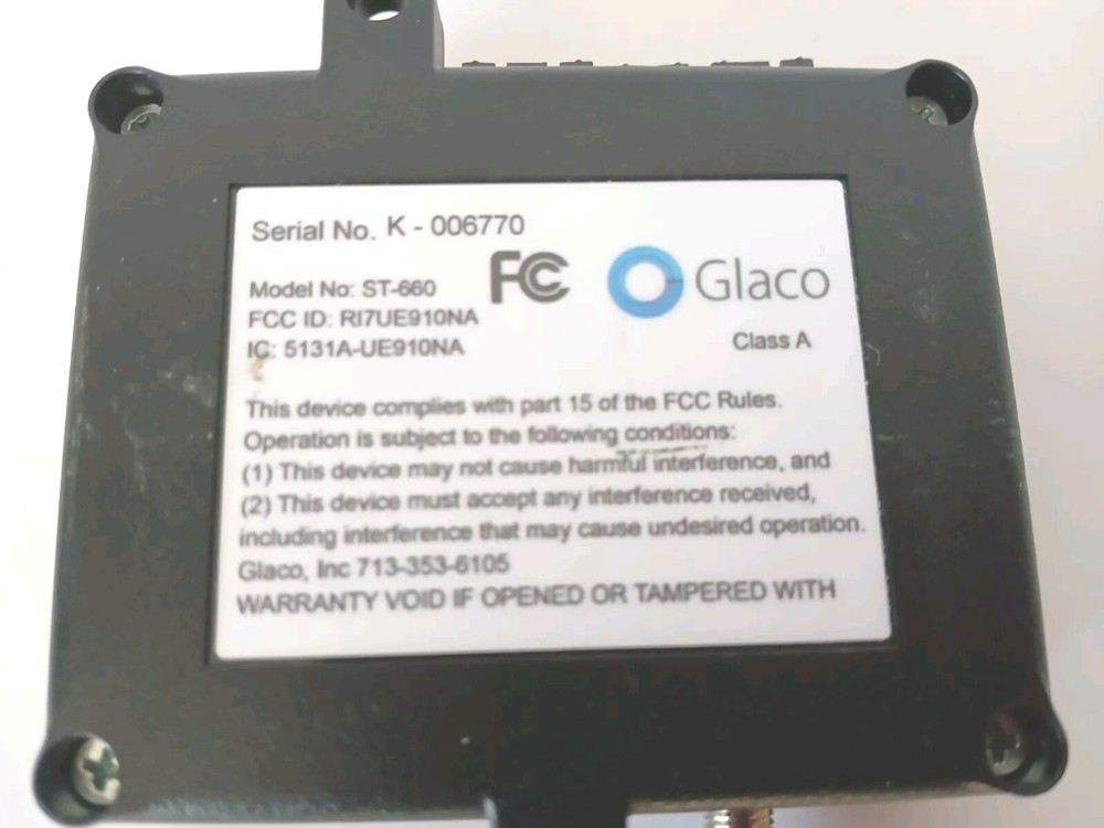 Glaco Shadow GPS Tracker Device Replacement Part Vision III 3 ST-660