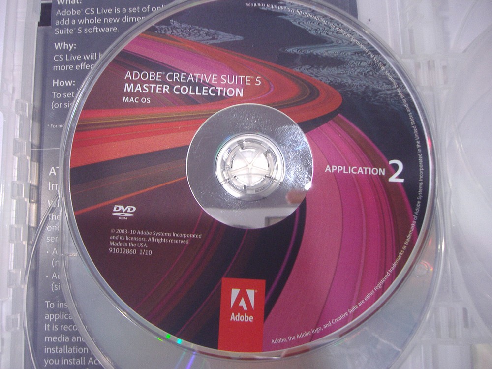 Adobe Creative Suite 5 CS5 Master Collection For MAC OS Full DVD Version
