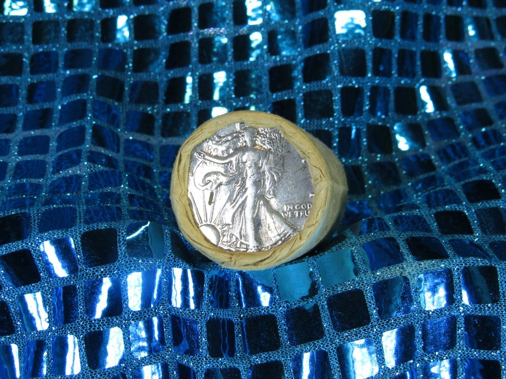 $10 ROLL HALF DOLLAR ROLL 1941 PROOF END / P END BIN HF33