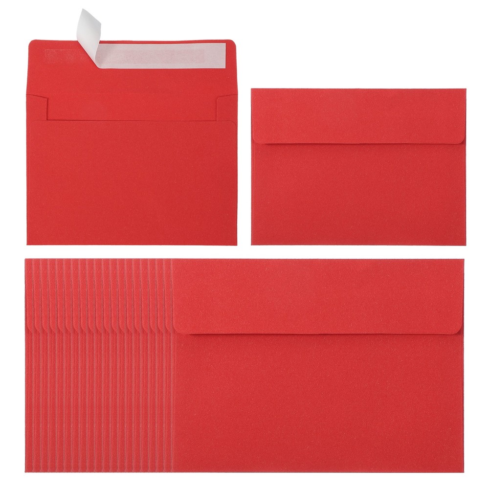 24Pack A2 Envelopes, Red Invitation Envelopes4-3/8" x 5-3/4"