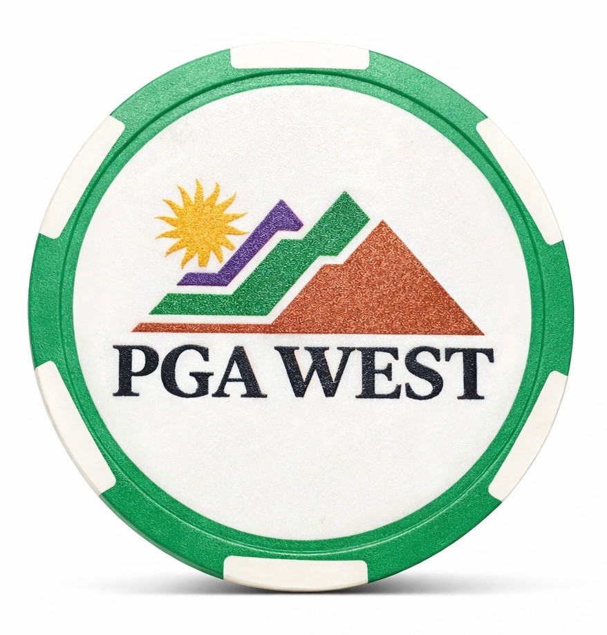 PGA West - Poker Chip Golf Marker