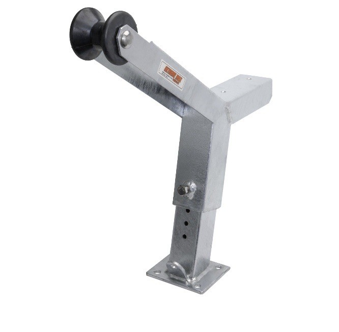 Heavy Duty Adjustable Galvanized Winch Post And Bow Roller