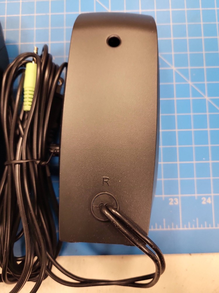 Logitech S120 PC Speakers Black Stereo 3.5mm Input Volume Control Compact Design
