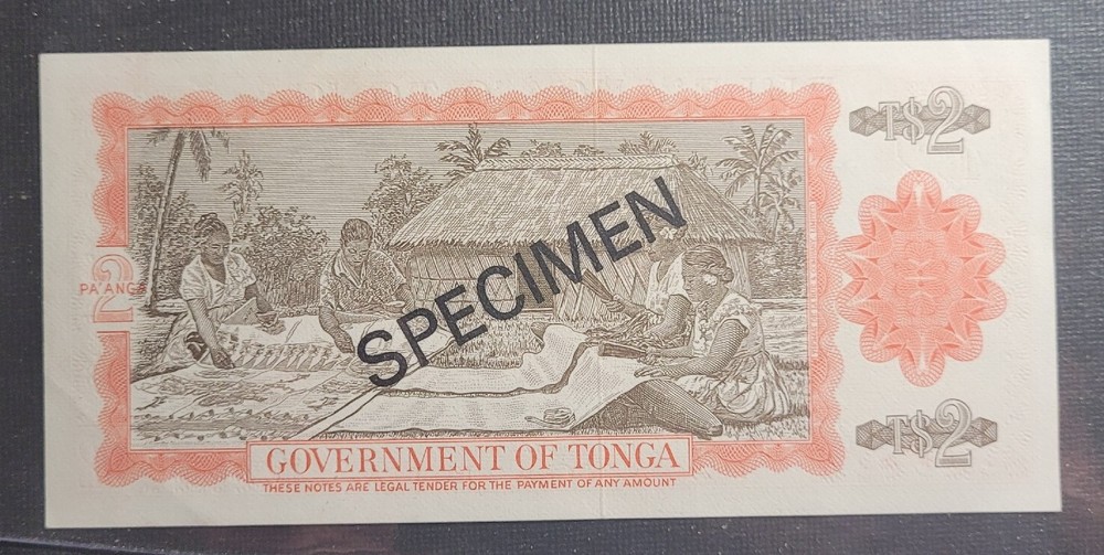 Tonga 2 Pa'anga 1978 Specimen