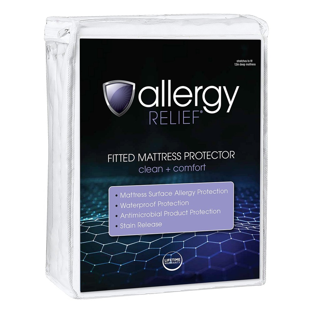 CIRCULAR KNIT FITTED MATTRESS PROTECTOR FULL SIZE WATERPROOF STAIN RELEASE SOFT