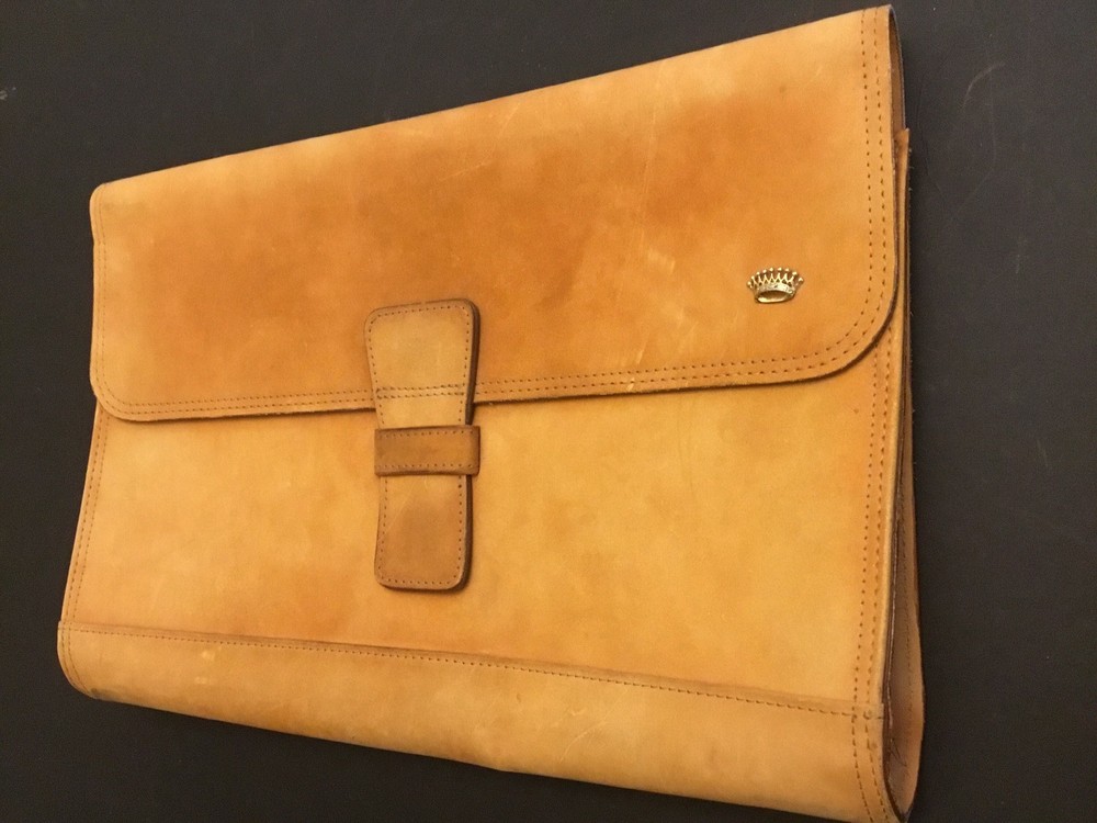 Custonmade Envelope Swede Cowhide Briefcase