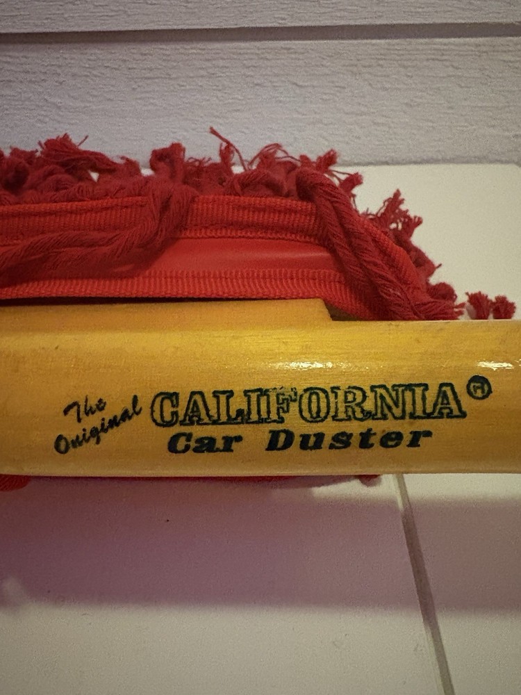 Classic Car Duster with Solid Wood Handle Includes Storage Case - Popular