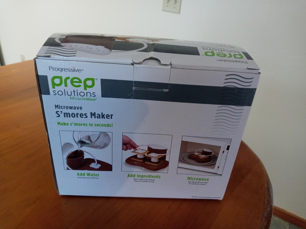Progressive Prep Solutions Microwave S’mores Maker PS68BR NIP!