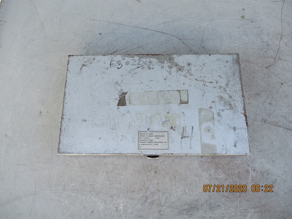 Stewart-Thomas Ind. Compression Tester Mil-T 13011F Type 1 With Case